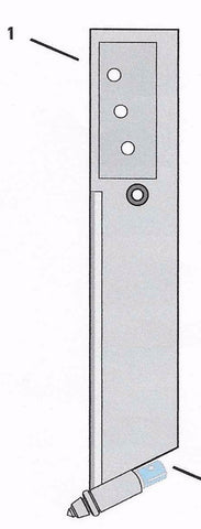 angled plow blade