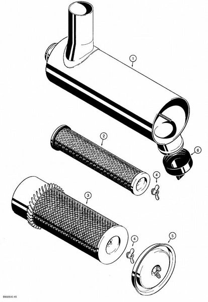 Astec and Case RT 360 Air Filter for Duetz Diesel Before PIN JAF0104257