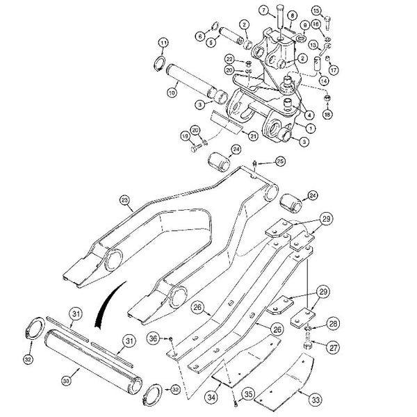 Astec and Case Maxi Sneaker C, D and E P75 Swing Tower and Lift Arm
