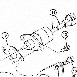 Case and Astec Maxi Sneaker C Fuel Stop Solenoid