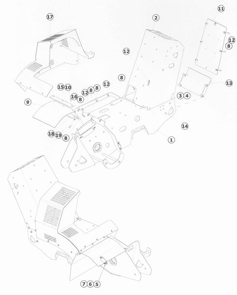 Case and Astec RT130 Chasis
