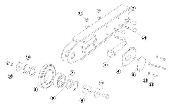 Astec and Case RT130 24, 30 and 36 Inch Boom Parts
