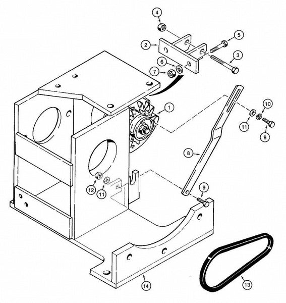 Astec and Case RT 360 Alternator Belt