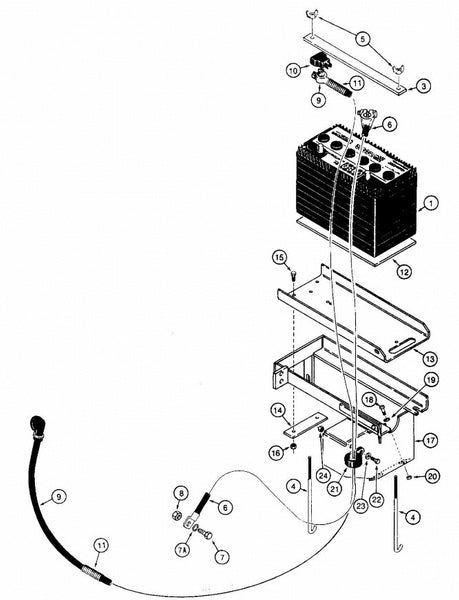 Astec and Case RT360 Battery Cables