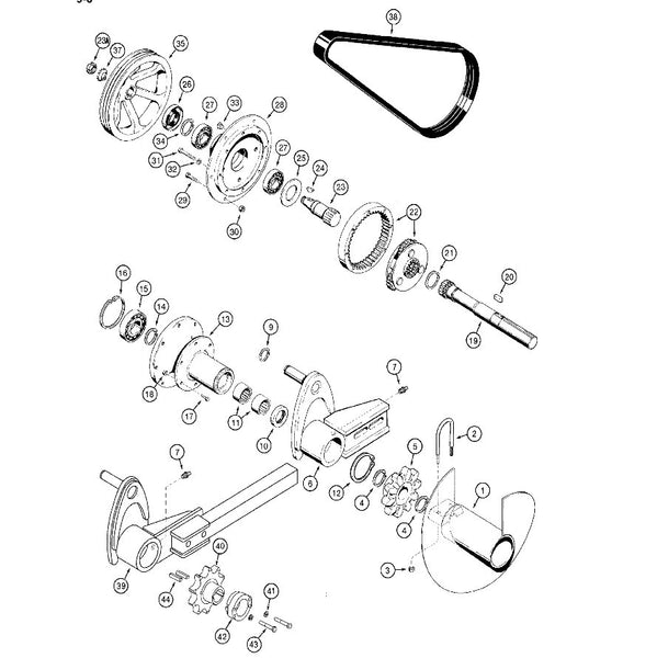 Astec and Case RT60 Digging Drive and Auger