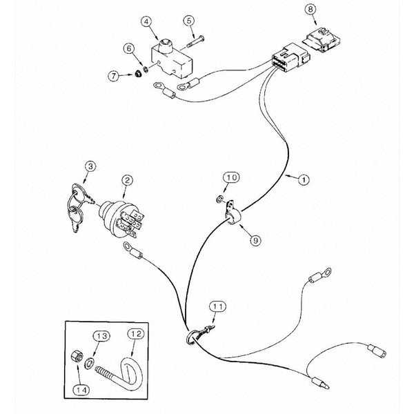 Astec and Case RT60 Trencher Electrical Diagram
