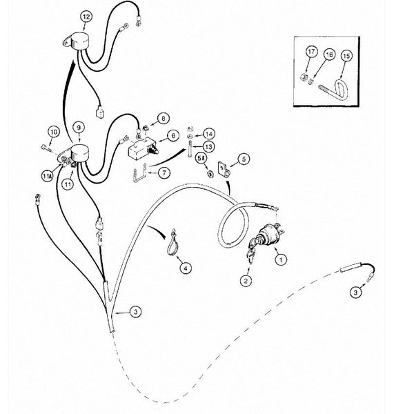 Astec and Case RT60 Trencher Wiring Harness