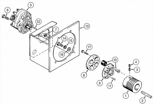 Case and Astec TF300B Pulley System