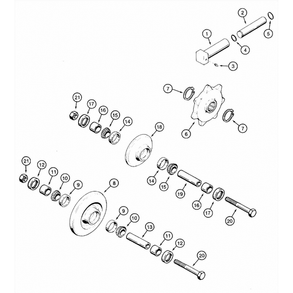 Astec and Case TF300 Rubber Track Drive System