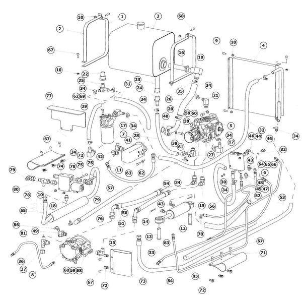 Astec Maxi Sneaker D and E Hydraulic Schematic