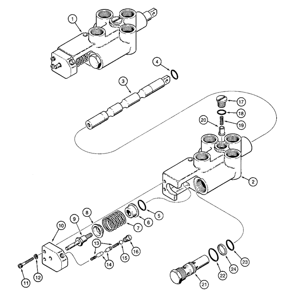 Astec RT 160 Control Valve Repair Parts
