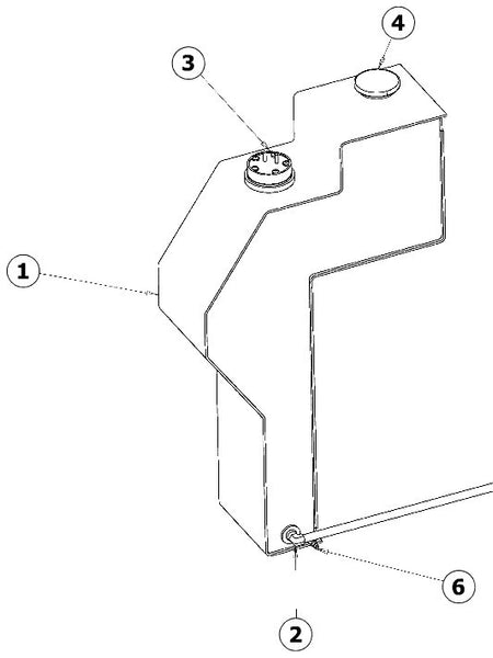 Astec RT160 Fuel Tank Parts