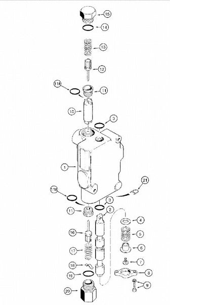 Astec and Case RT60 Valve H674626 Repair Parts