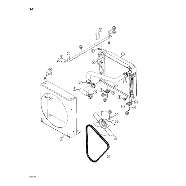 Astec and Case Maxi Sneaker C Radiator Fan and Mounting