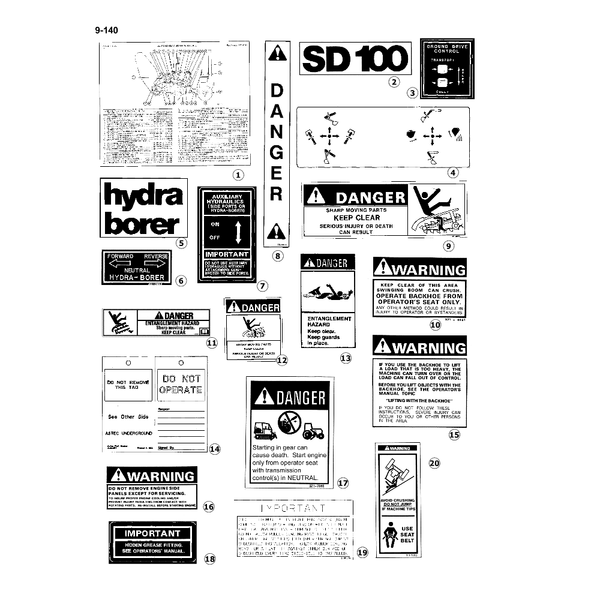 Astec and Case RT 360 Decals 2
