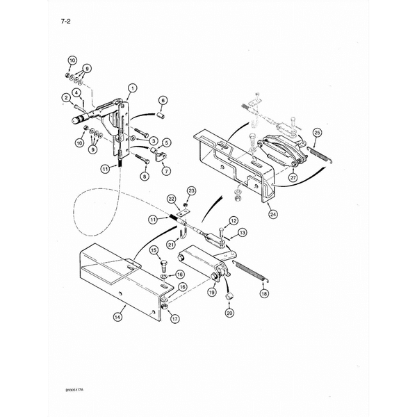 Astec and Case RT 360 Parking Brake Diagram