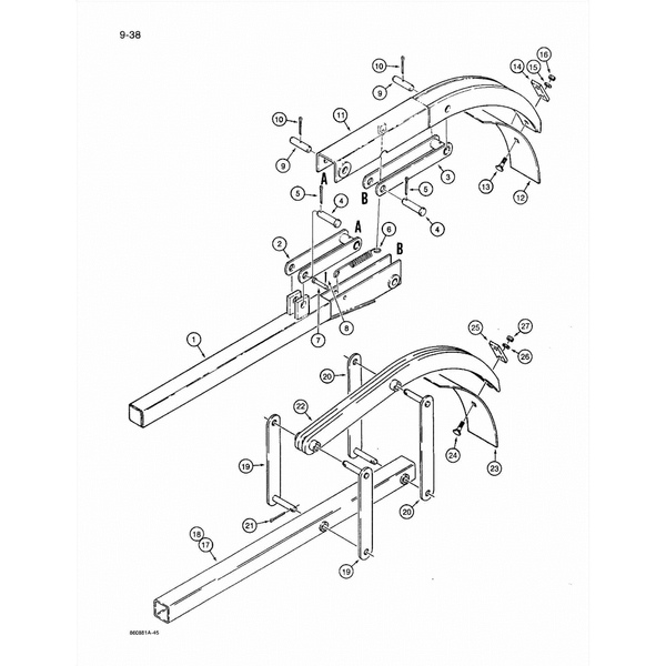 Astec and Case RT 360 Crumber Parts