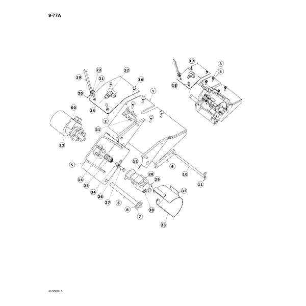 Astec and Case RT 360 Bore Head Drive Parts, for Dry Boring ONLY