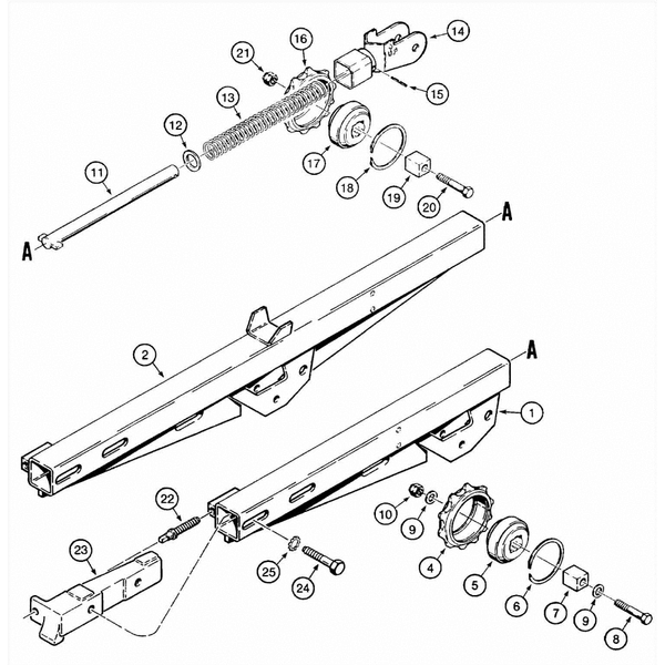 Astec and Case TF 300 Double Sprocket Boom