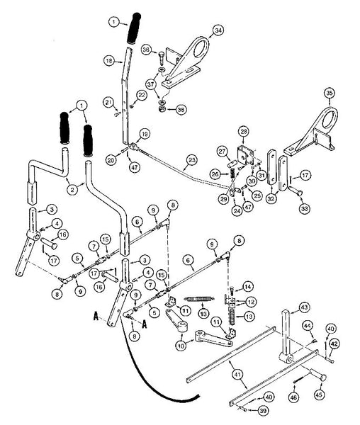 Astec and Case TF300 Transmission Controls and Mounting