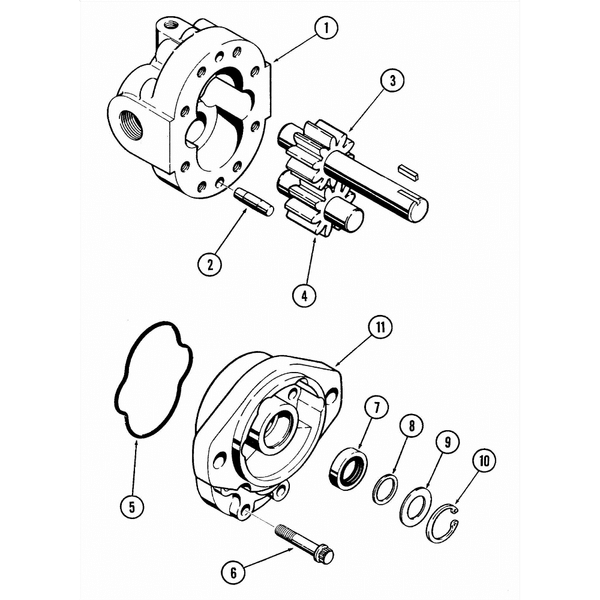 Astec and Case TF300 Ground Drive Motor Repair Parts