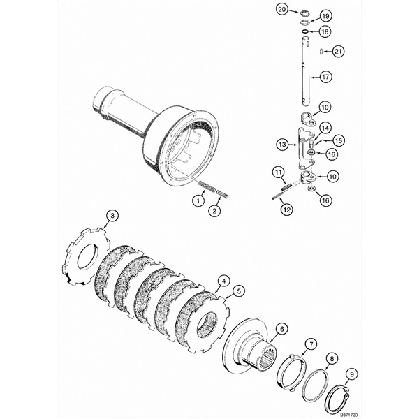 Astec and Case TF300 Transmission to Brake System