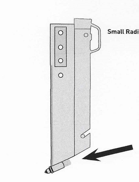 Small Radius Vibratory Plow Chute Blades
