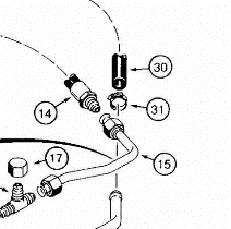 AU214-1412 - Reference Number 21, 31, or 45 - Clamp