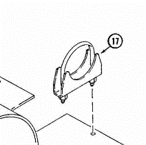 AUH434145 - Reference Number 17 - Clamp