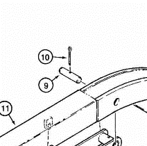 AU432-1224 - Reference Number 10 - Cotter Pin