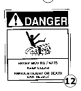 AUH438908 - Reference Number 12 - Danger Decal