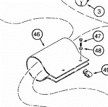 dirt flap part number AUH374678