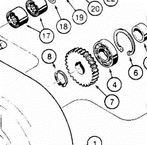 gear part number AUH189787