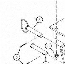 AUH531830 - Reference Number 3 - Handle Pin