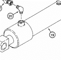 hydraulic cylinder part number AUG33751