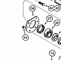 AU232-4616 - Reference Number 44 - Nut