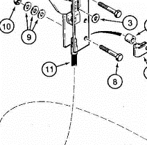 parking brake cable part number AU87405606