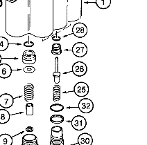 poppet part number AUF88777