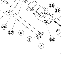 AUH175448 - Reference Number 6 - Shaft