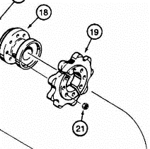 sprocket part number AUH148569