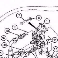 496-11034 - Reference Number 8 or 17 - Washer