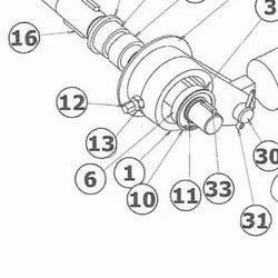 H33746 - Reference Number 12 - Screw