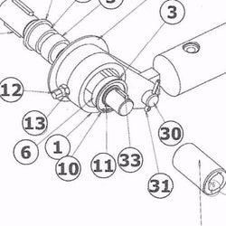 100-21244 - Reference Number 10 - Retaining Ring
