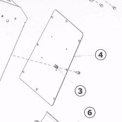 H437247 - Reference Number 4 - Rear Plate