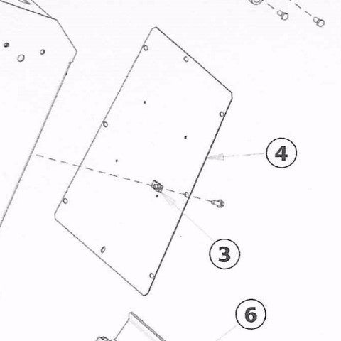 H437247 - Reference Number 4 - Rear Plate