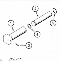 AUH563254-03 - Reference Number 1, 2, 3, 4 and 5 - Adjustment Piston