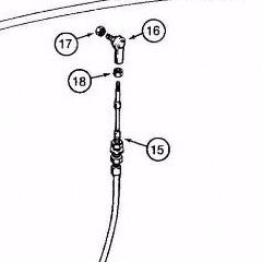 H433340 - Reference Number 15 - Steering Control Cable